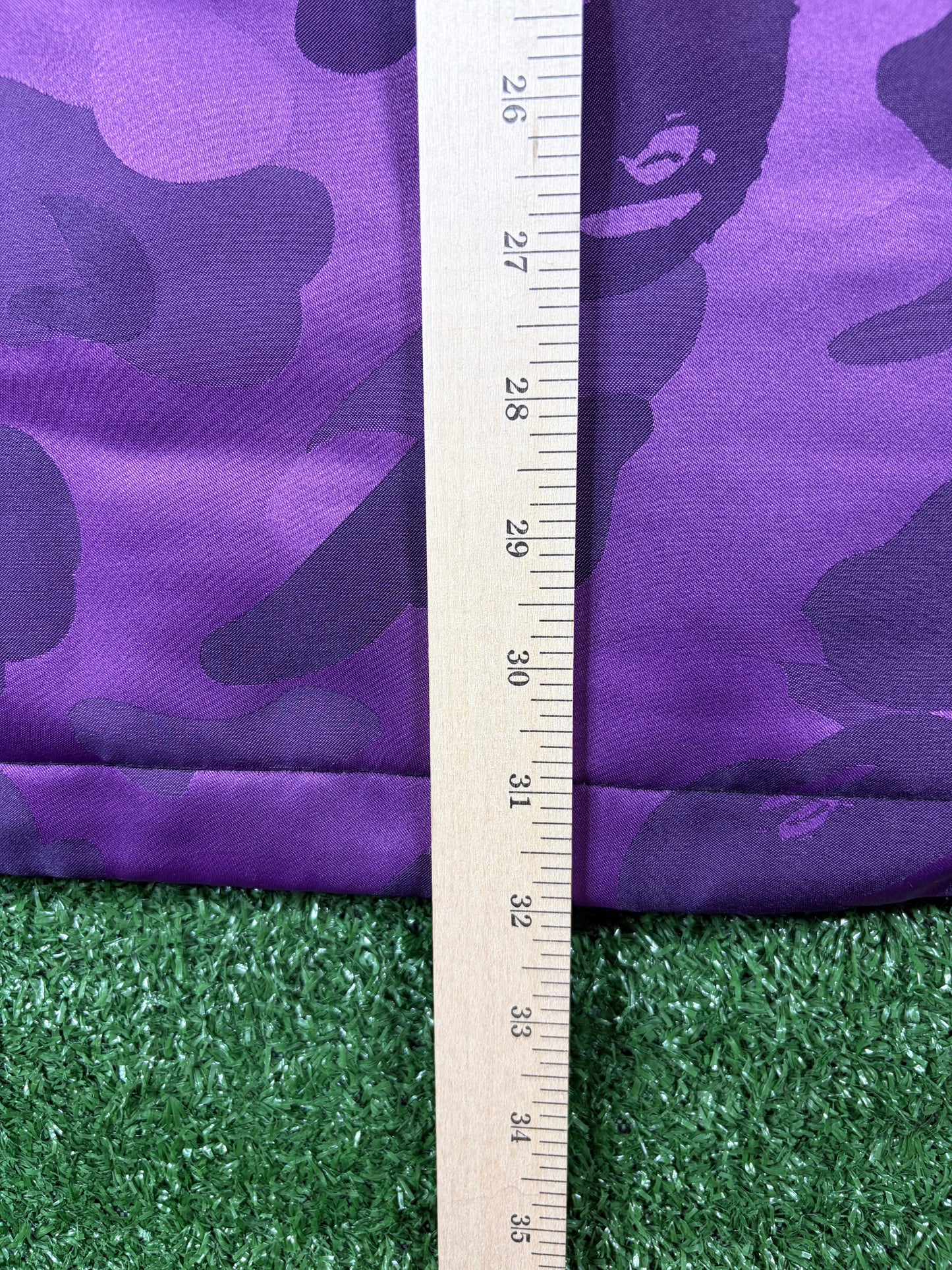 Bape Purple Camo Tiger Padded China Jacket Size Small