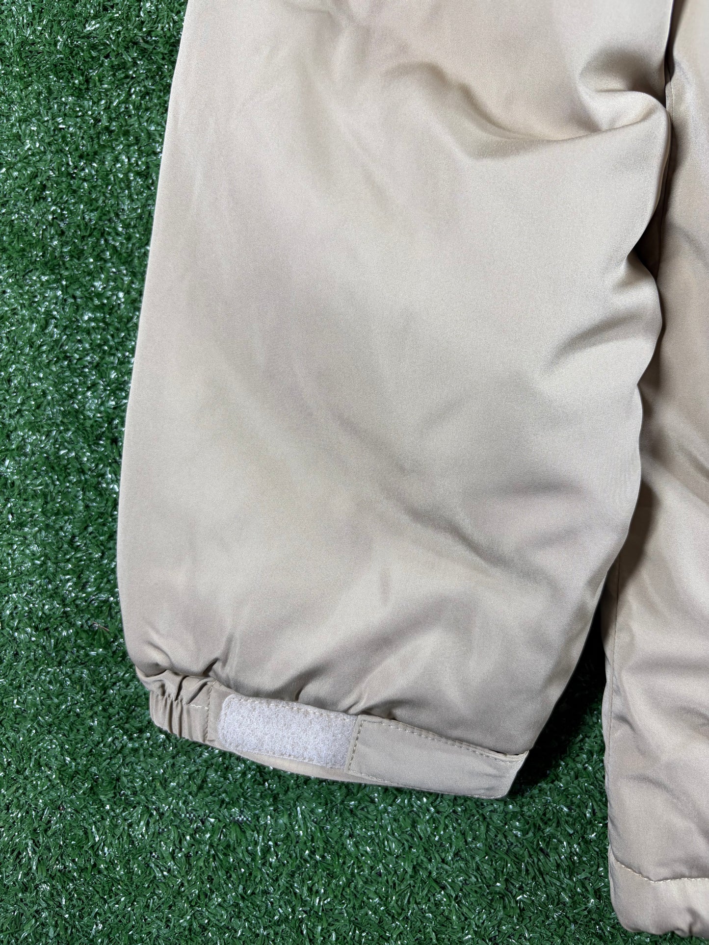 BAPE X Ursus Beige Puffer Blouson Jacket Size Large