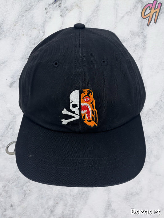 Bape X Mastermind World Tiger/Skull Logo Adjustable Panel Hat