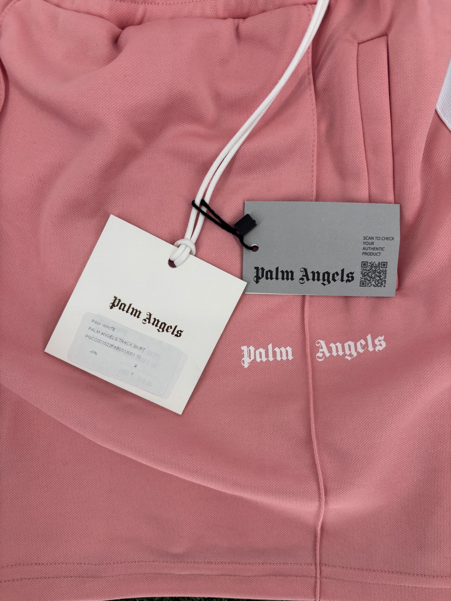 Palm Angels Girls Track Skirt Pink White MSRP:$260.00
