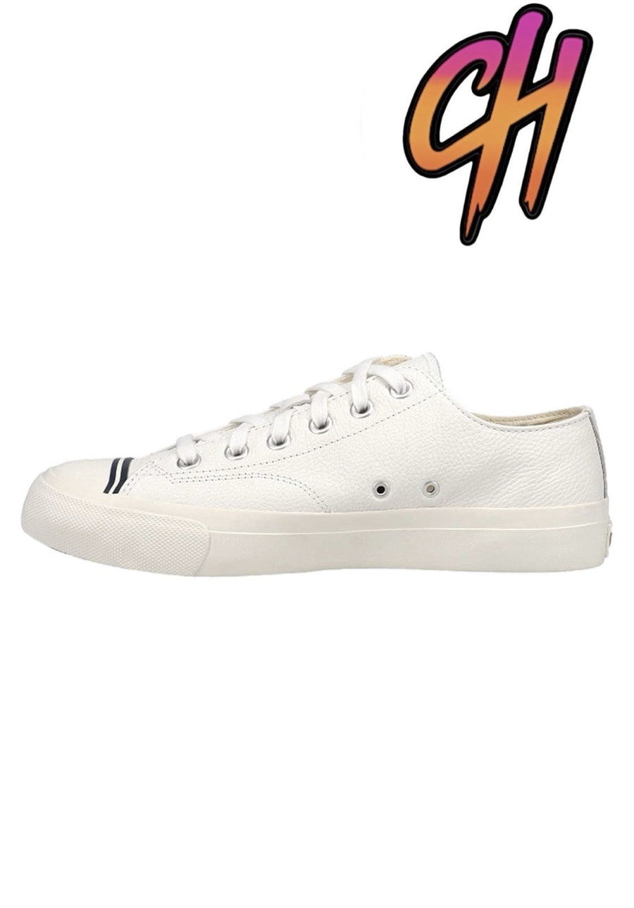 Pro-Keds Royal Lo Lace Up White Leather Shoes Sneaker