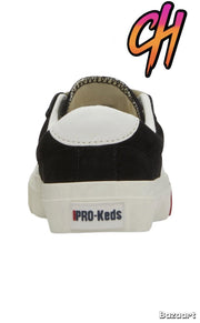 Pro-Keds Royal Plus Lace Up Suede Black Shoes Sneaker