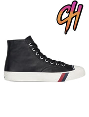Pro-Keds Royal Hi Leather Lace Up Black Sneaker PH64114