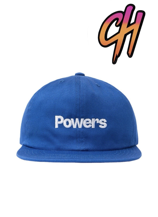 Powers Supply 6 Panel Hat Blue White