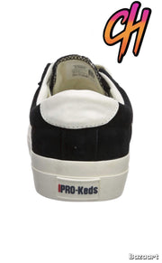 Pro-Keds Royal Plus Lace Up Suede Black Shoes Sneaker