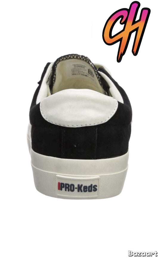 Pro-Keds Royal Plus Lace Up Suede Black Shoes Sneaker