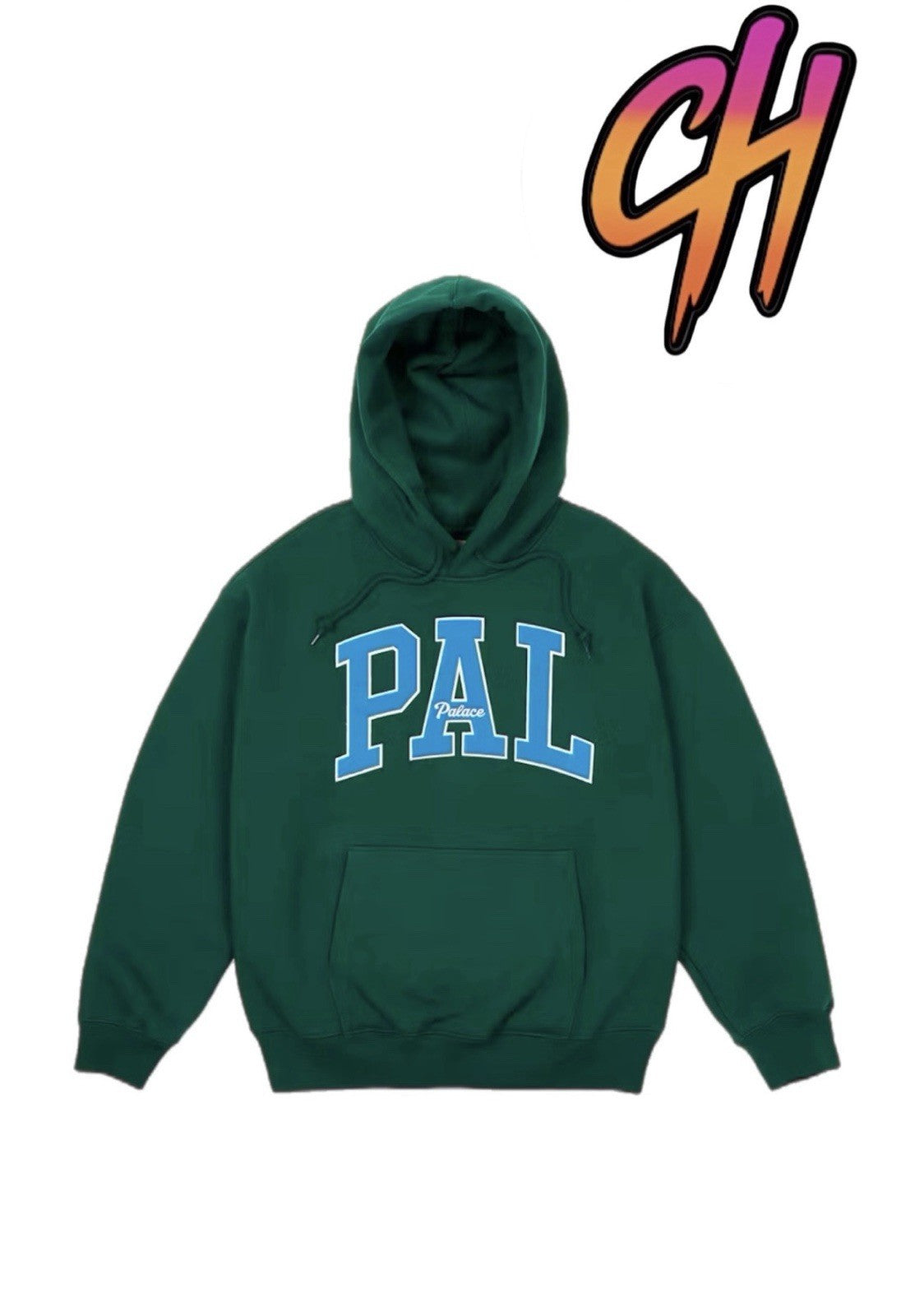 Size Small Palace x Gap PAL Hoodie Sweatshirt Pullover Rain Forest