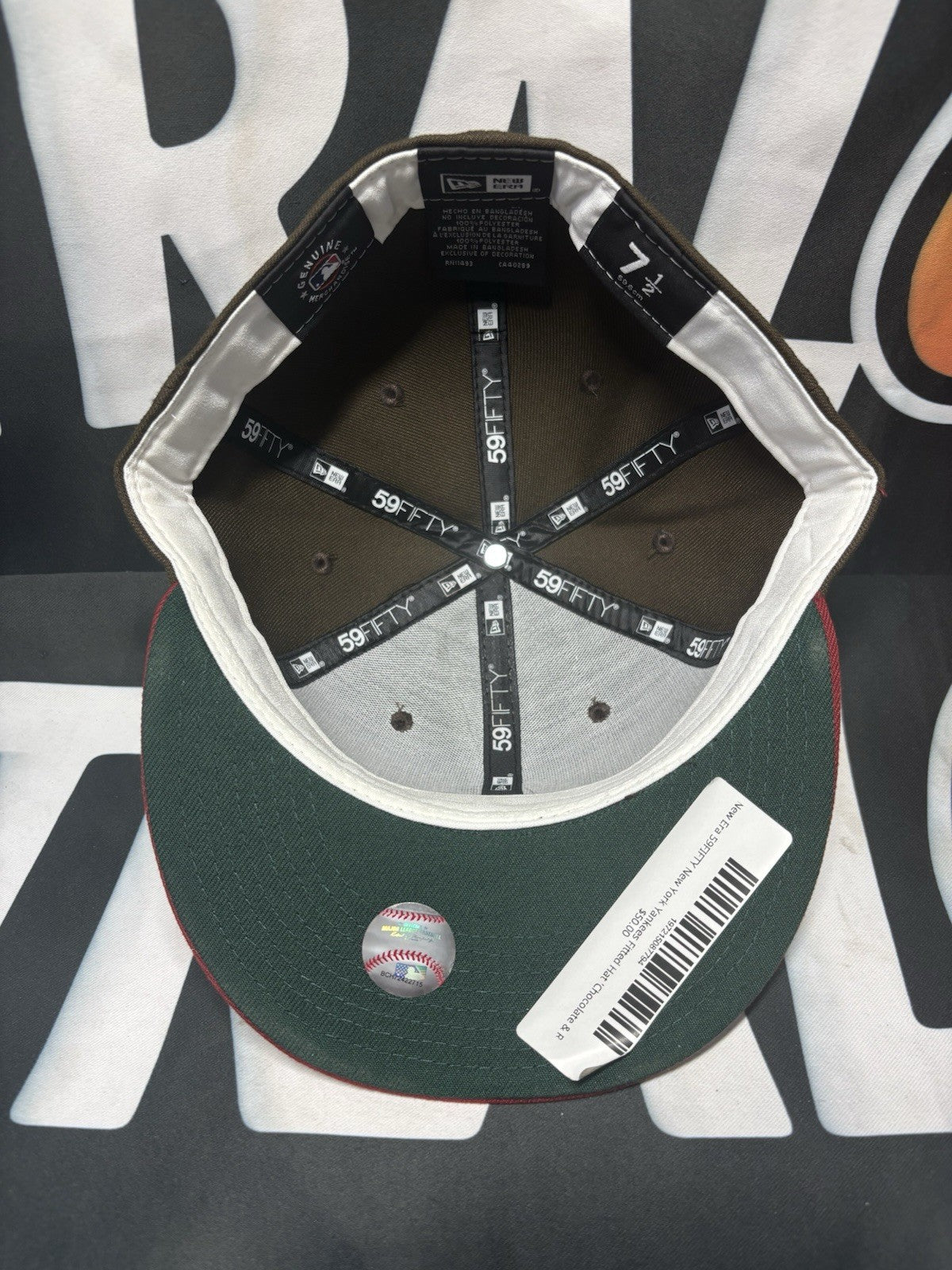 New Era MLB New York Yankees ‘Chocolate And Red’ Fitted Hat