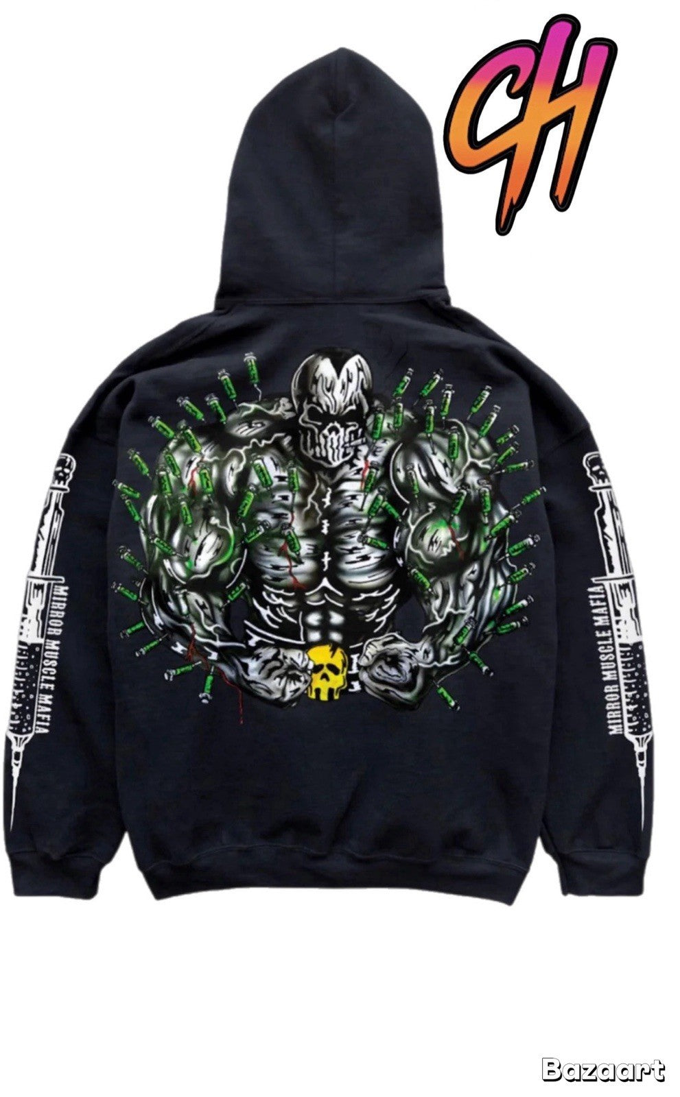 Warren Lotas ‘Syringe Overload’ Black Pullover Hoodie
