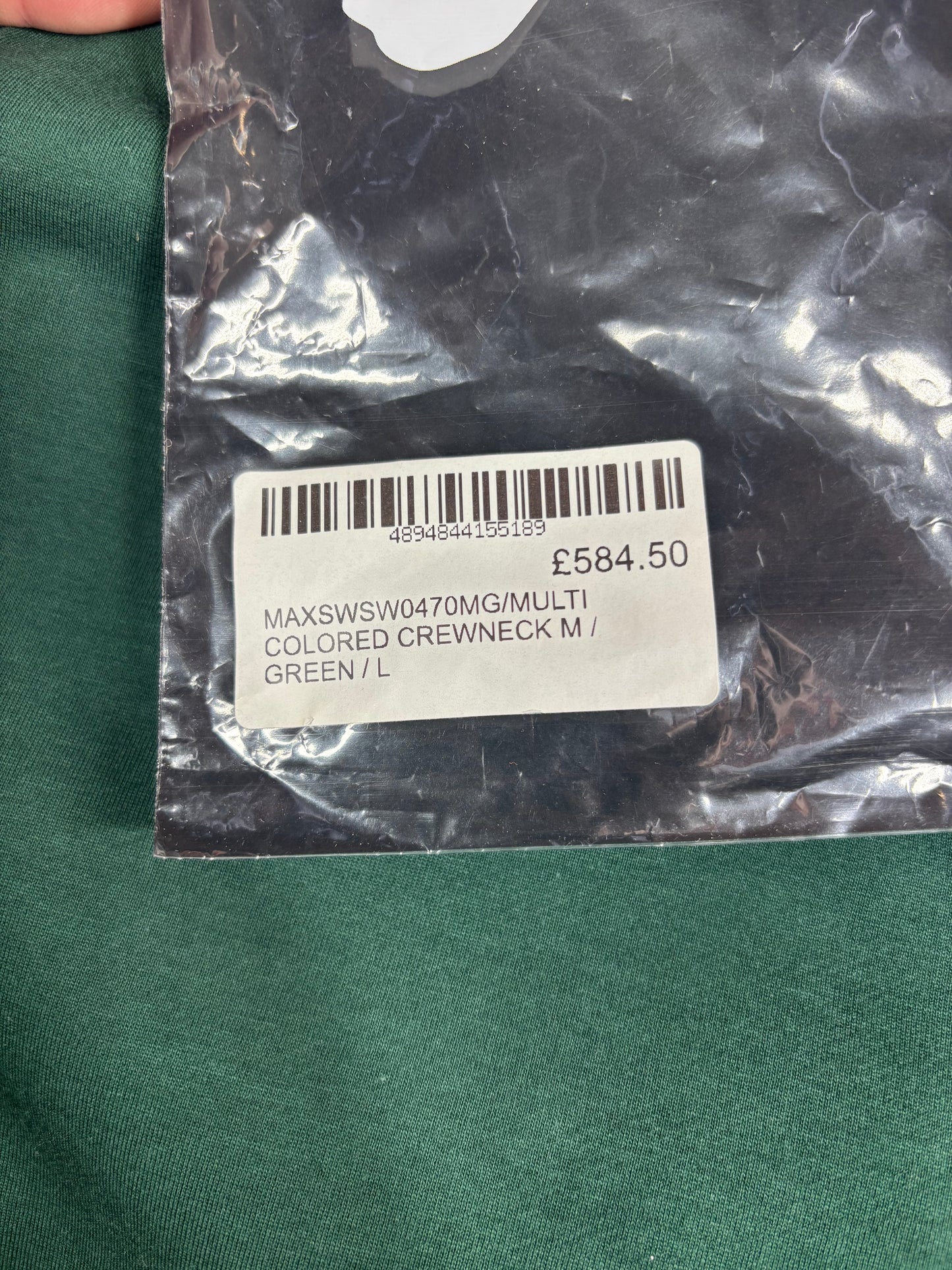 Mastermind World Vs. Bape Multi-Colored Crewneck Sweater Size Large