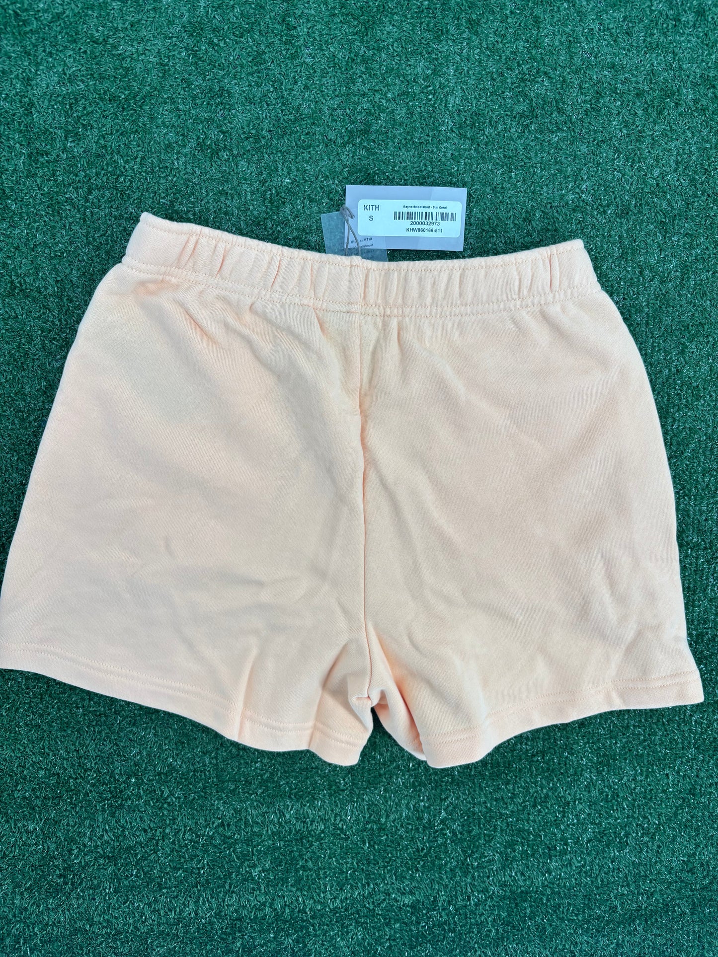 Kith Womens Rayne Sweatshort Sun Coral Orange Size Medium