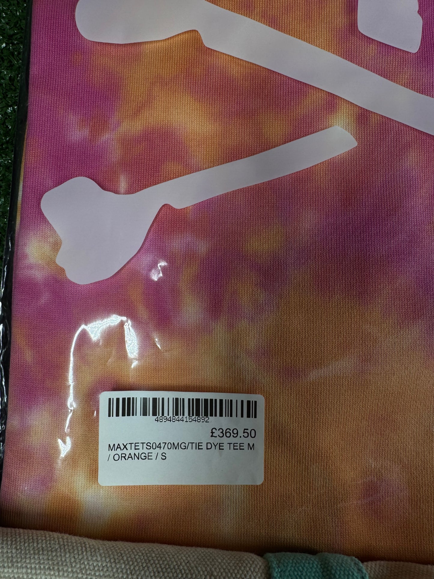 Mastermind Vs. Bape Orange Tie-Dye S/S T-Shirt Size Small