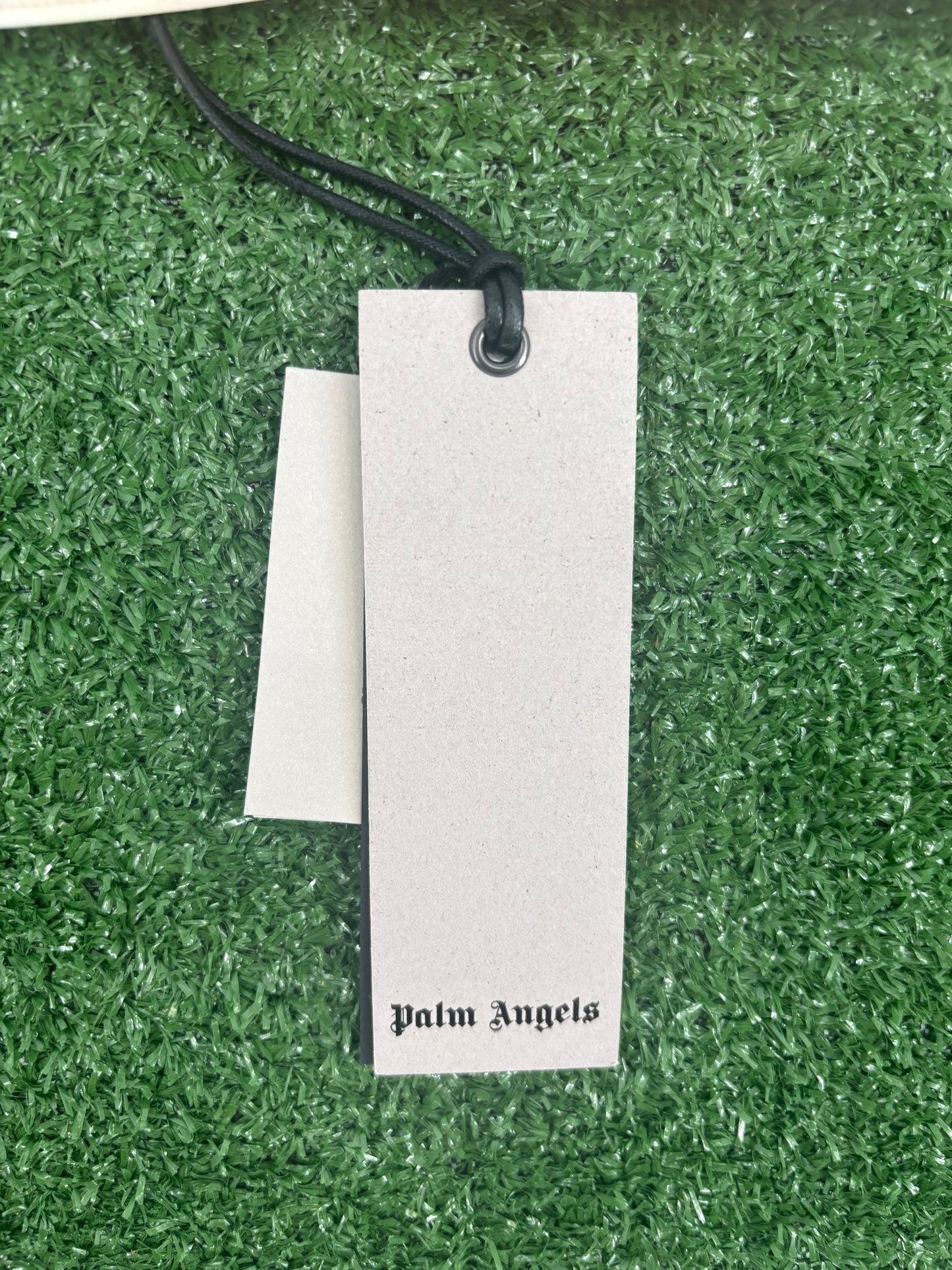 Palm Angels Women's Hawain Dream Beige Bikini Top Size Medium