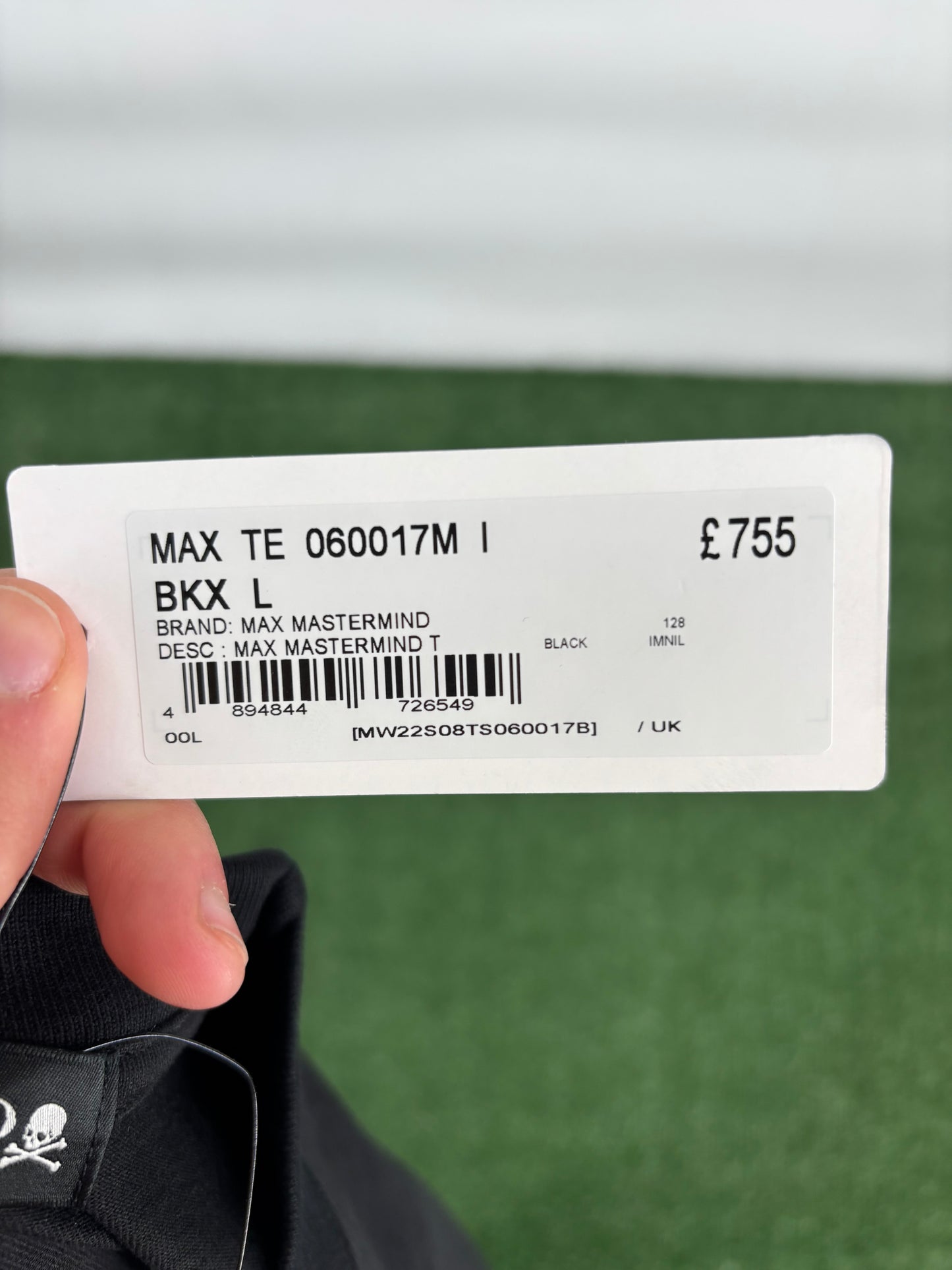 Mastermind World 'Love & Peace' Black T-Shirt Size Medium (MSRP: $889.00)