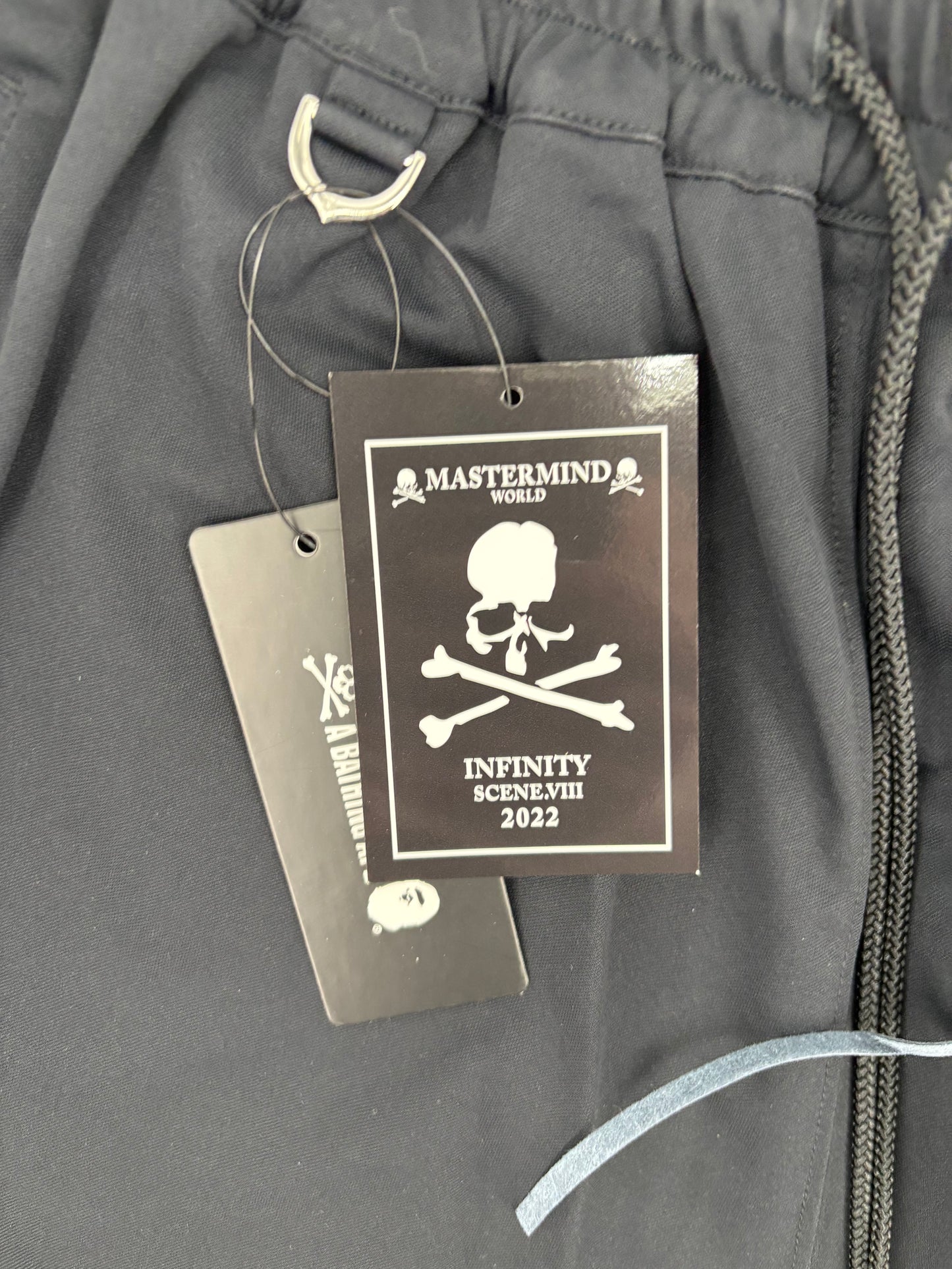 Mastermind 2 Color Basket Black Sweat Shorts Size Large (MSRP: $1,369)