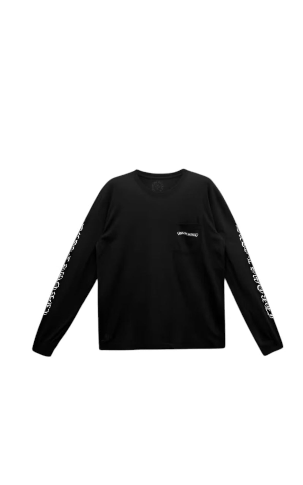 Chrome Hearts Scroll Logo Long sleeve “Black” Size XL