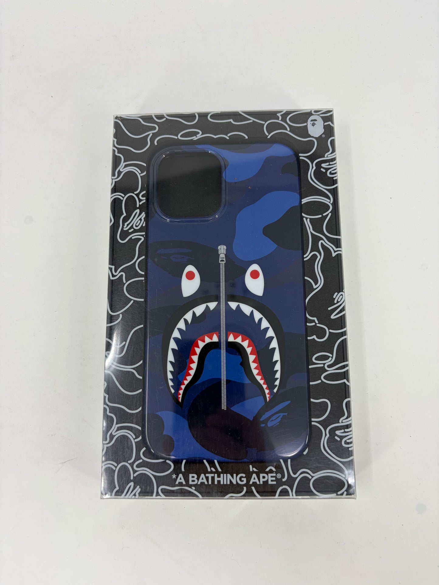 BAPE Color Camo Blue Shark iPhone 12 Pro Max Case