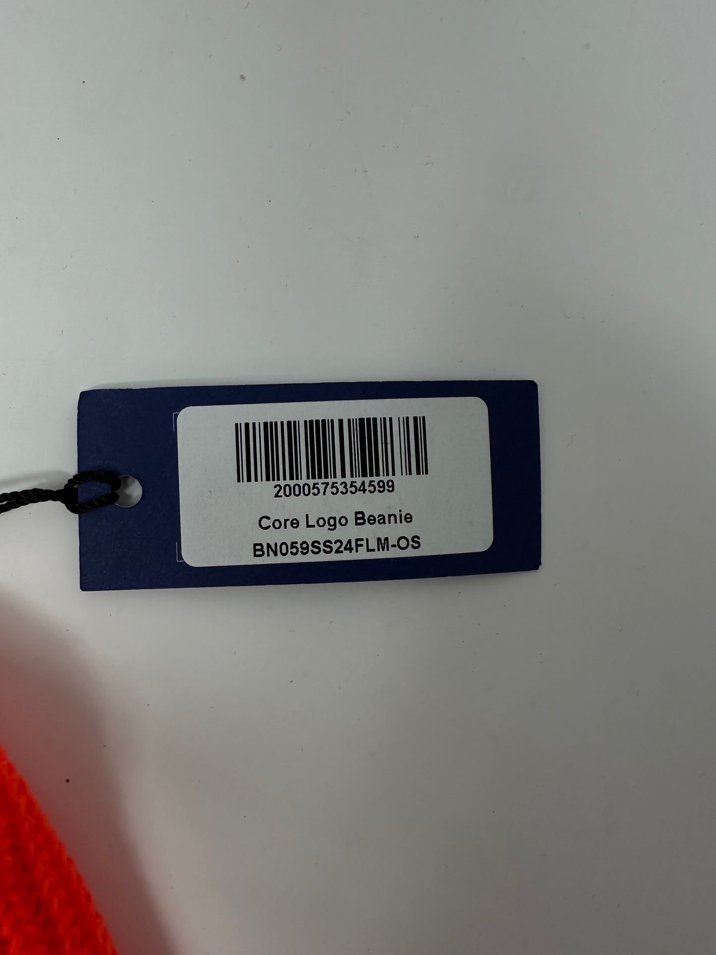 Noah NY Brand New Core Logo Orange Beanie - One Size