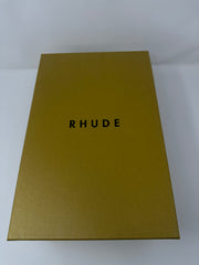 RHUDE Authentic Rhecess Hi Sneaker- Maroon -MSRP:$670.00 Size 12 Mens Shoe