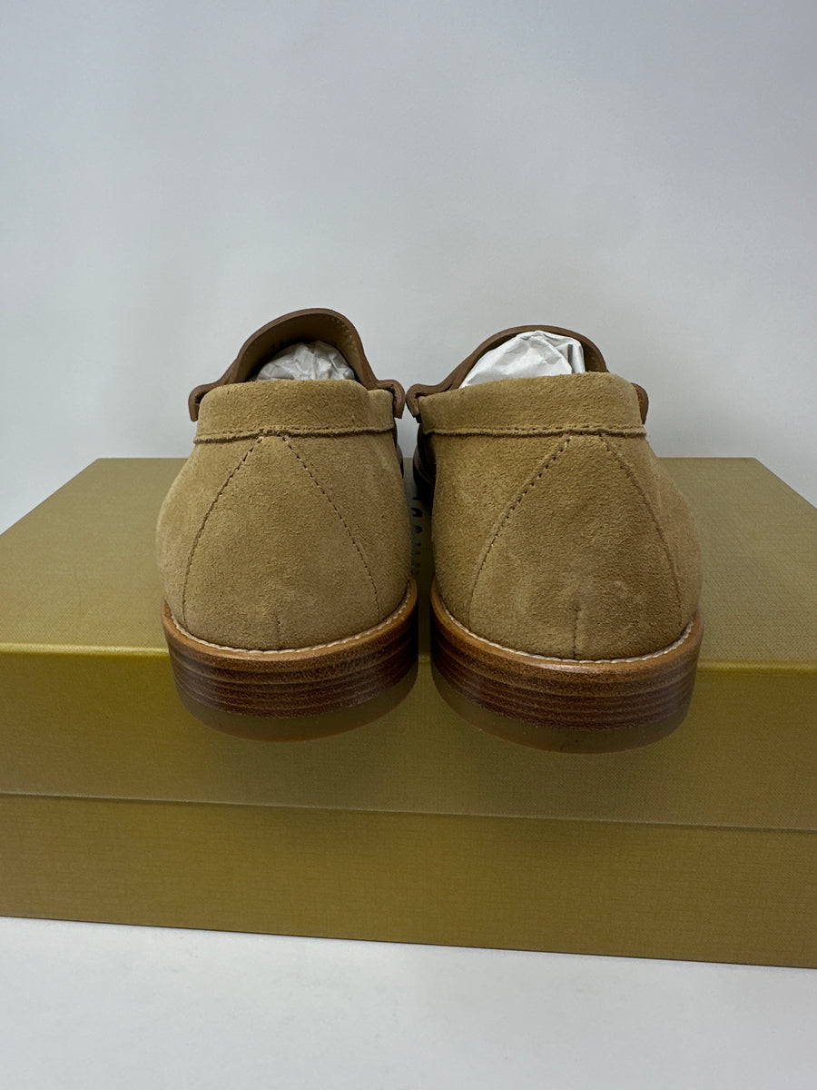 RHUDE Authentic Men's Slip On Loafer Shoes Tan Size 12M MSRP $595