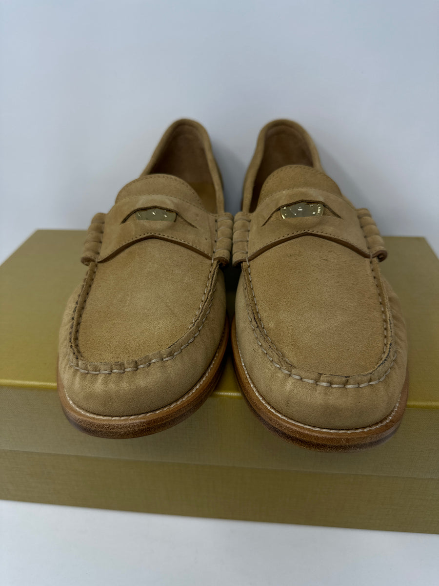 RHUDE Authentic Men's Slip On Loafer Shoes Tan Size 12M MSRP $595