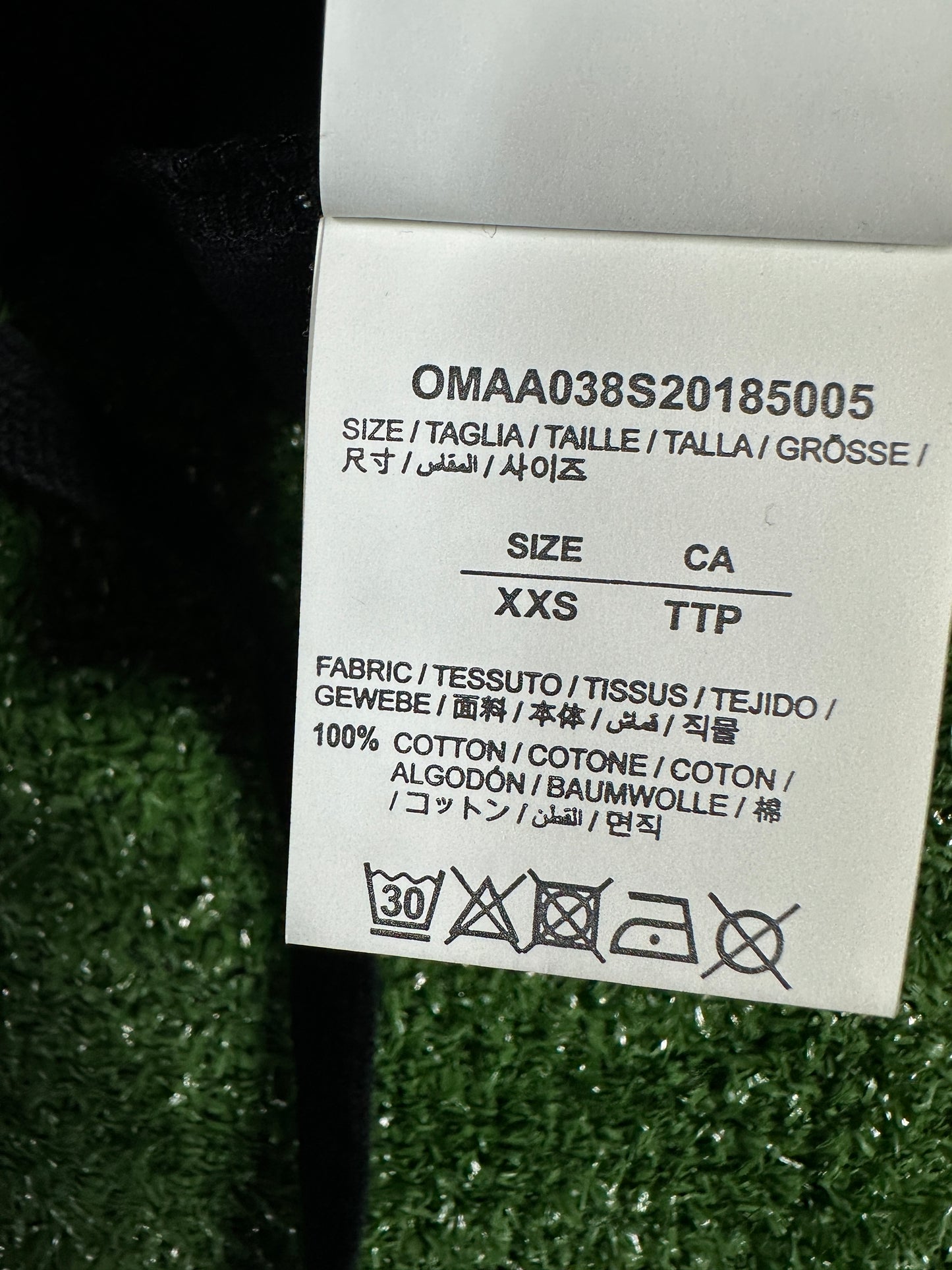 Off-White Caravaggio Painting Graphic Black/White T-Shirt (USED) - Size XXS