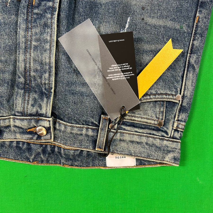 RHUDE Authentic 90s Indigo Denim Mens Jeans Size 33 MSRP:$725.00 Brand New