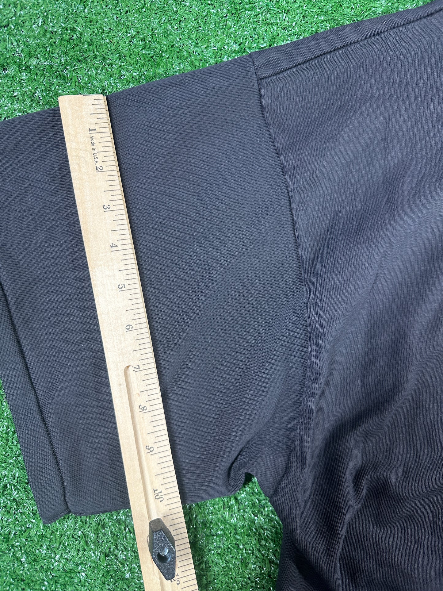 Yeezy Season 5 'Crest Logo' Heavyweight Black S/S T-Shirt - Size Medium