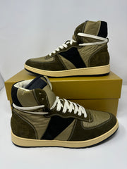 RHUDe Authentic Rhecess Hi Sneaker -2 Tone Olive- MSRP:$685.00 Size 9 Mens Shoe