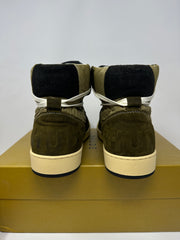 RHUDe Authentic Rhecess Hi Sneaker -2 Tone Olive- MSRP:$685.00 Size 9 Mens Shoe