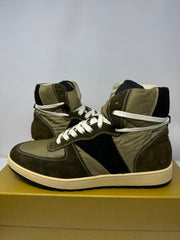 RHUDe Authentic Rhecess Hi Sneaker -2 Tone Olive- MSRP:$685.00 Size 9 Mens Shoe