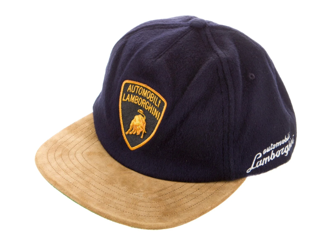 Rhude Lamborghini 63 Hat - Navy Blue/ Brown