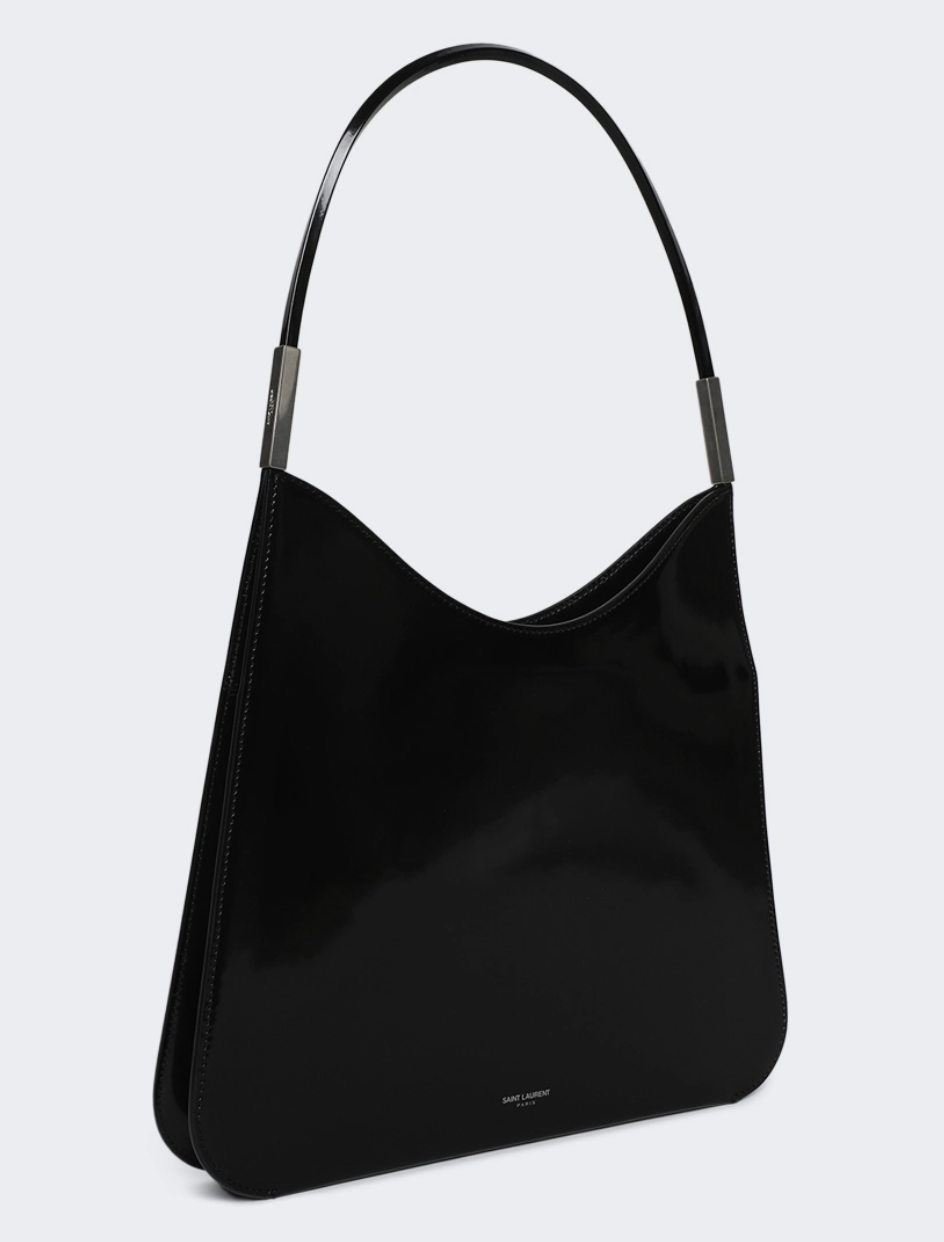 Yves Saint Laurent Hobo Handbag Black YSL