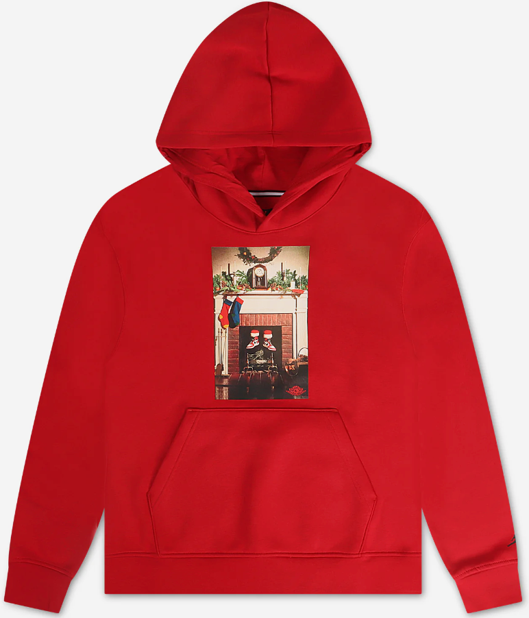 Brand New Air Jordan Mens Jumpman Chimney Hoodie Red Size Large