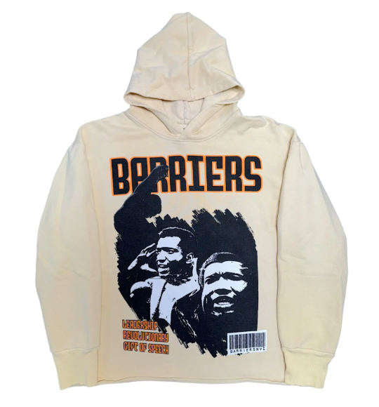 Barriers Fred Hampton Pullover Hoodie Cream Size XL