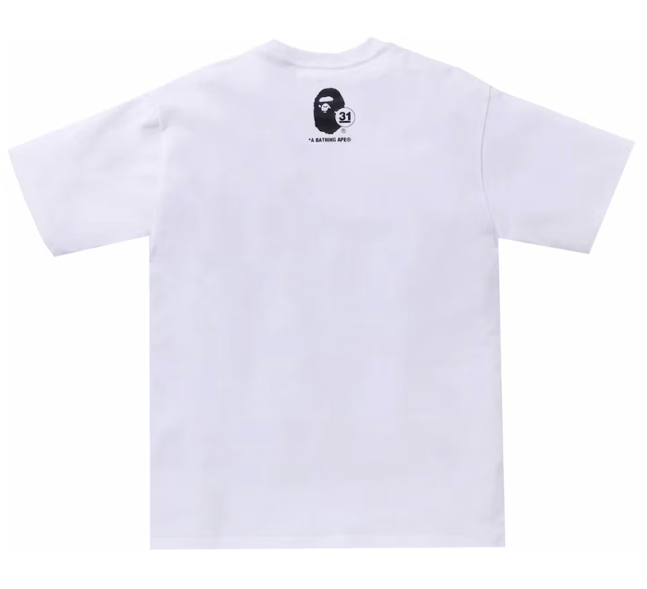 BAPE A Bathing Ape 31st Anniversary ABC Camo Tee White/Green Size Medium Mens