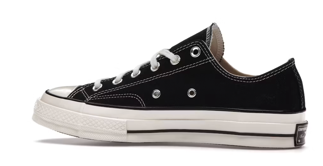 Converse Chuck Taylor All Star 70 Ox -Black/White- Mens Low-Top Sneaker Size 11.5