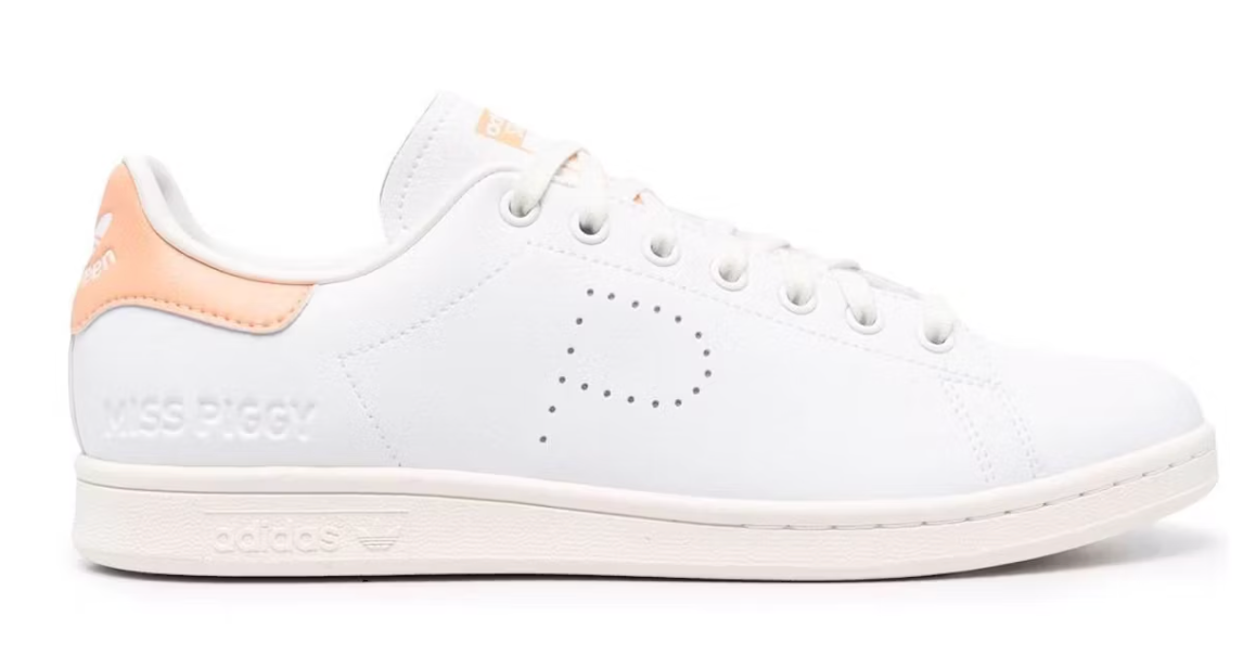 Adidas Stan Smith Disney Miss Piggy and Kermit Mens Sneaker (GZ5996) Size 12.5