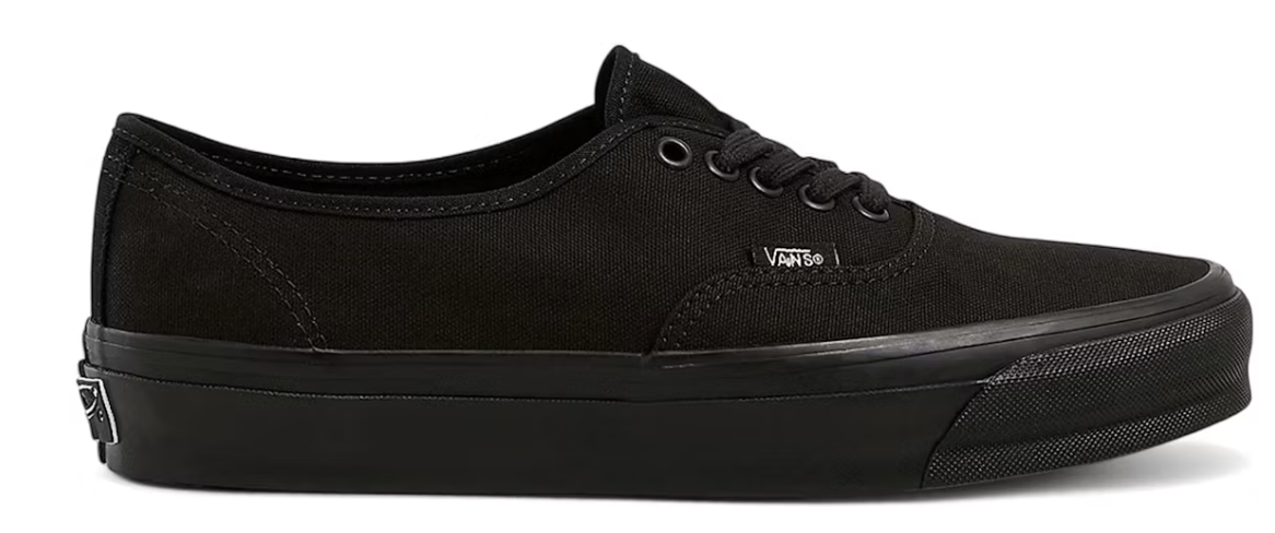 Vans Authentic 44 Premium Black Mens Sneaker (VN0007QZBKA) Size 10