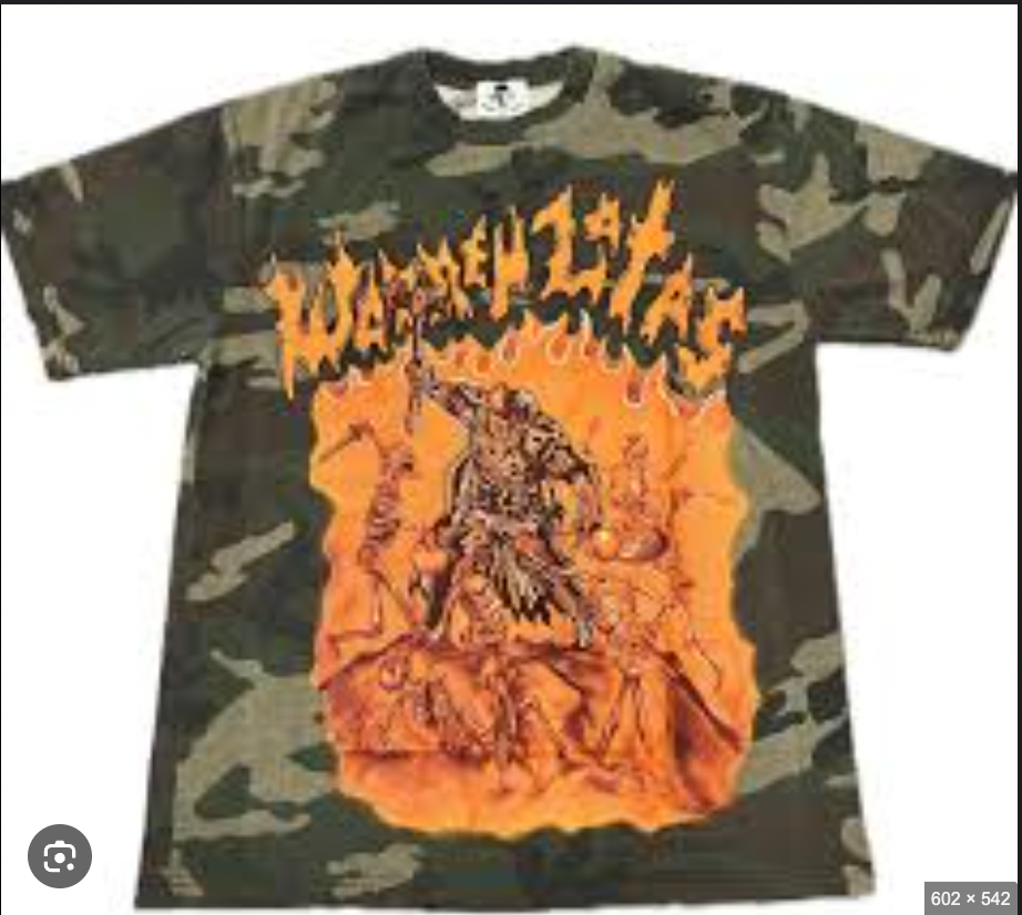 NEW Warren Lotas 'Skull Crusher Camo' T-Shirt MD