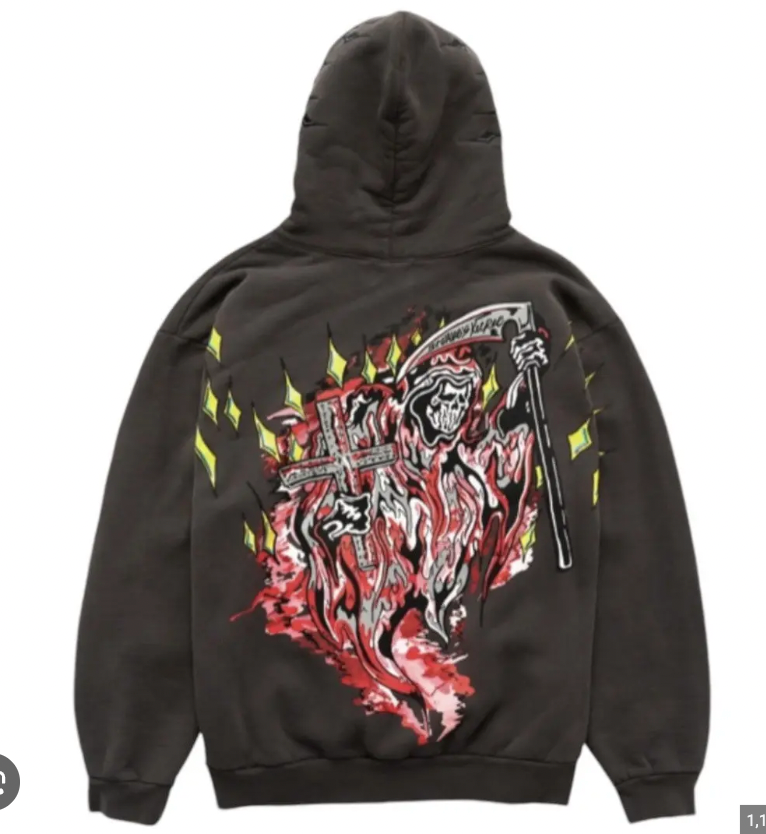 NEW Warren Lotas 'Brother's Keeper' Graphic Pullover Hoodie Black MD