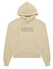 OFF-WHITE Figure Of Speech Pull Over Hoodie 'Dark Sand' LG