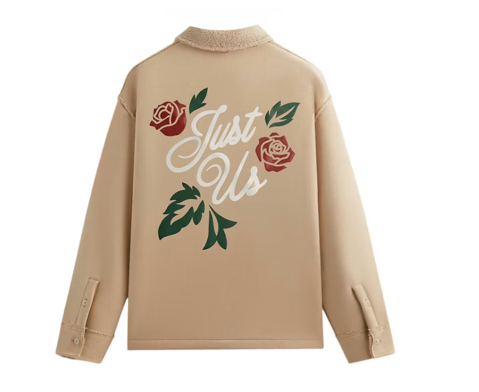 Kith Faux Shearling Long Sleeve Boxy Collared Overshirt - Stolid - SIze Small Mens BRAND NEW