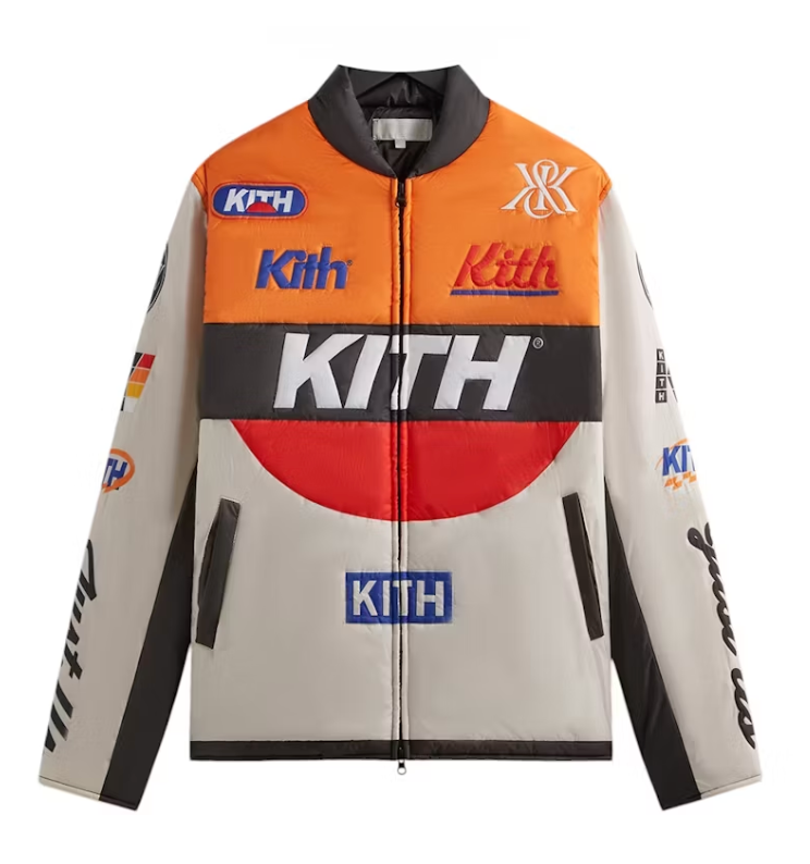 Kith Full Zip Brixton Puffed Shirt Jacket Sandrift SIze Small Mens BRAND NEW