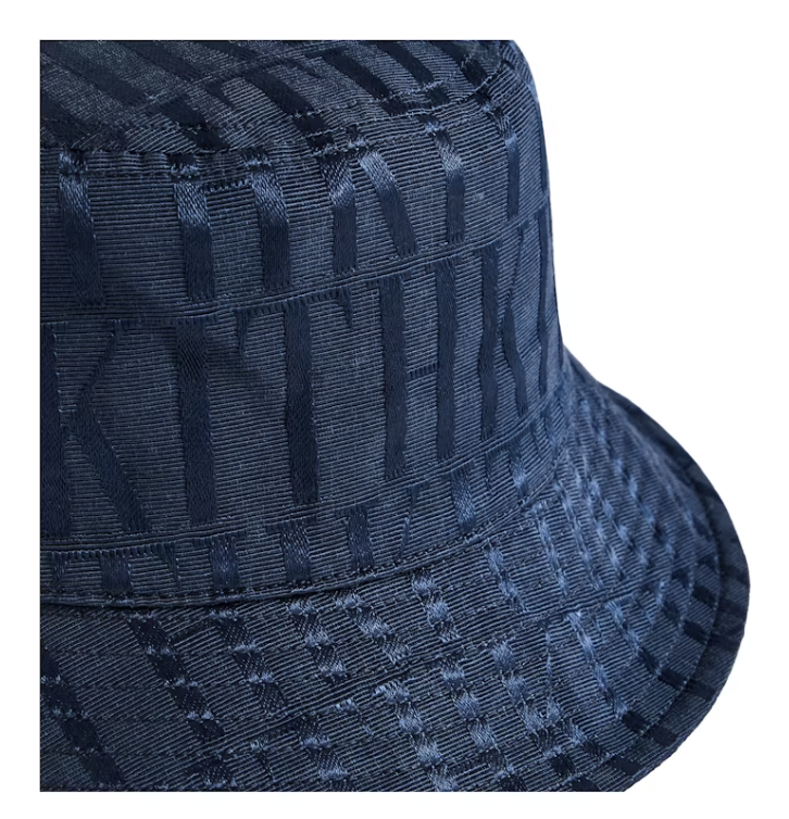 Kith Jacquard Faille Dawson Bucket Hat Nocturnal - Navy BRAND NEW
