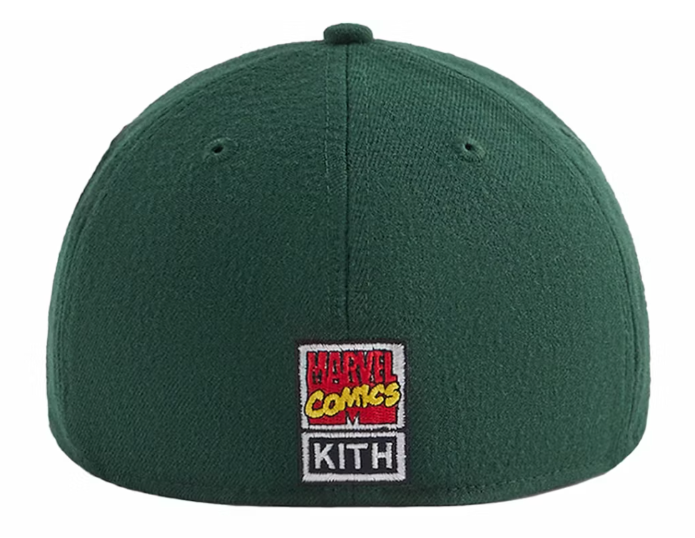 Kith x Marvel New Era Green Goblin 59Fifty Fitted Cap Stadium Size 7 1/2 BRAND NEW