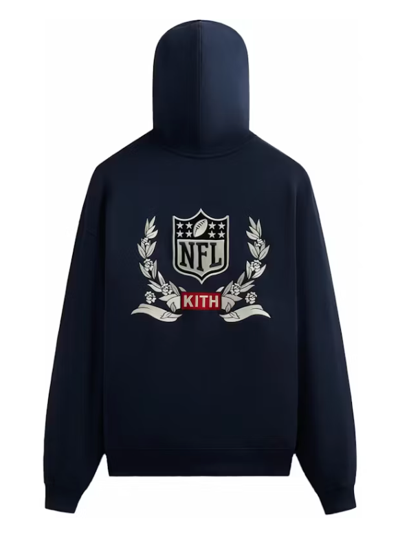 Kith x NFL Giants Laurel Hoodie Nocturnal Size Small Mens FW23 BRAND NEW