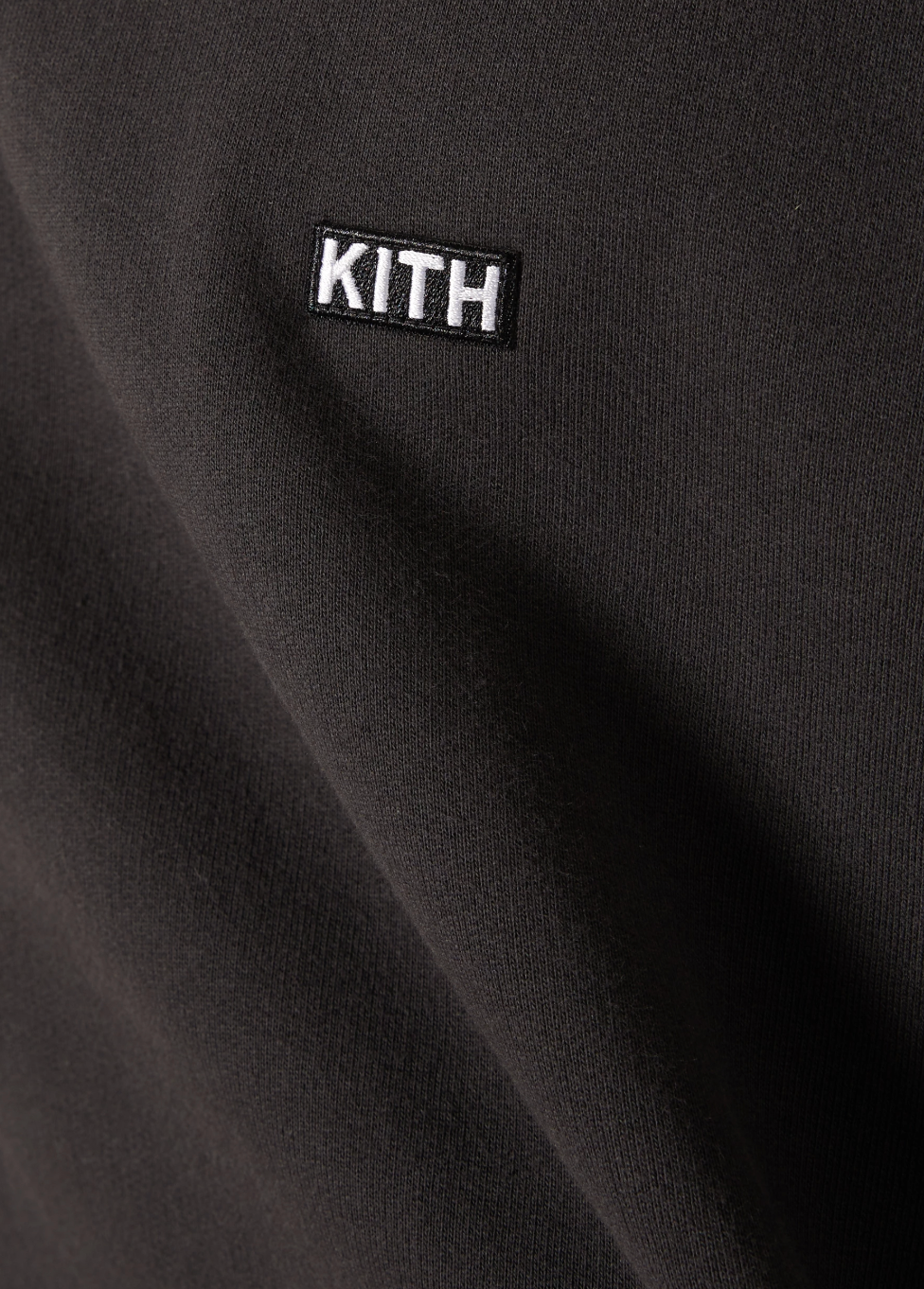 Kith Albany Mens Hoodie Black in Cotton Fleece Size Small BRAND NEW