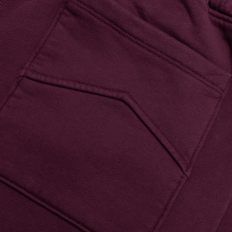 RHUDE Authentic Men's Heavyweight Embroidered Logo Sweatpants Burgundy XL MSRP: $765.00