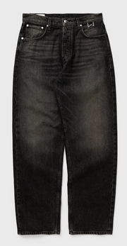 RHUDE Authenitc Wide Leg Black Denim Mens Jeans Size 32 MSRP:$795.00